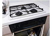ビルトインガスコンロ交換工事　東京都品川区 RHS31W15G11R-BW - Before
