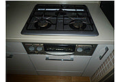 ビルトインガスコンロ交換工事　神奈川県横浜市　RHS71W16ALR-S(L/R) - Before