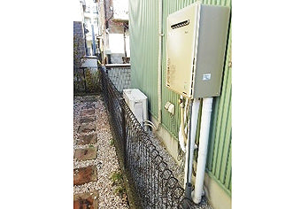 ガス給湯器交換工事　東京都府中市　MBC-220V(A) - After