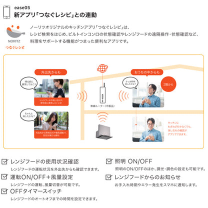 【台数限定】【SALE】レンジフード イージア[シロッコファン][幅75cm][スリム型][前幕板付属][コンロ連動][シルバー]▲