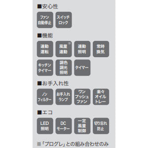 レンジフード クララタッチ[シロッコファン][幅75cm][スリム型][前幕板付属][コンロ連動][ウォームシルバー]