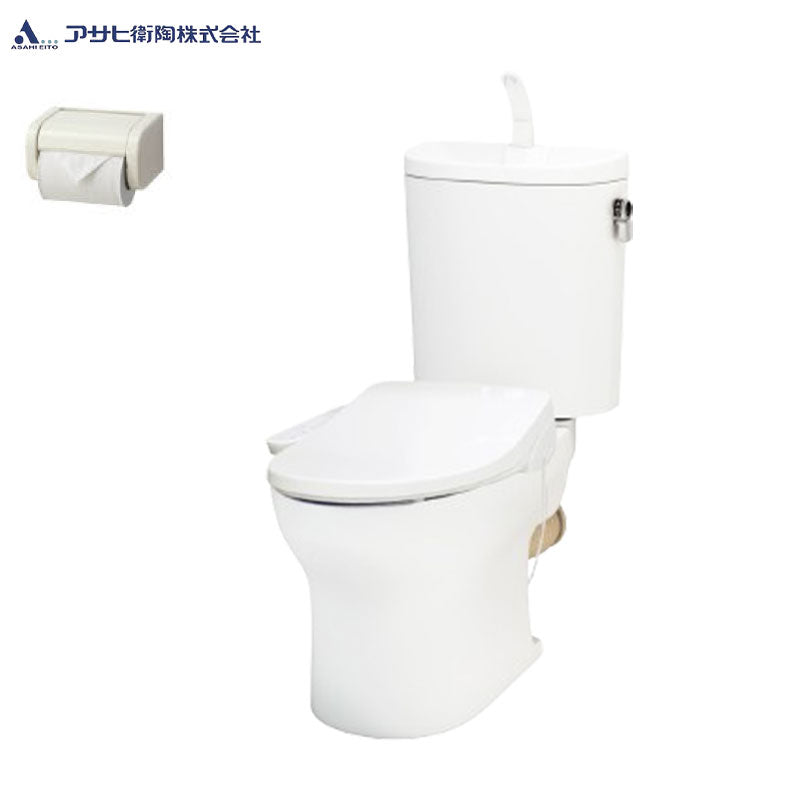 組み合わせトイレセット エディ868+サンウォッシュ[壁:排水芯148/155mm][手洗い有り][紙巻器付][袖付きタイプ][ラブリーホワイト][一般地]