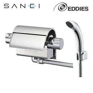 浴室用蛇口 EDDIESシリーズ[壁][サーモシャワー混合水栓][湯水芯90mm][一般地]