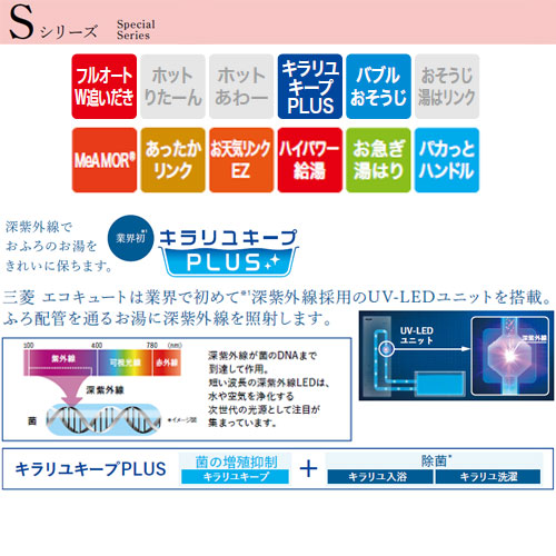 ♪♪エコキュート[フルオート][460L][角型][Sシリーズ][パワフル高圧][屋内設置可能][寒冷地][リモコン脚部カバー]