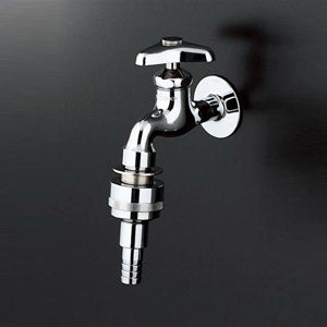 ユーティリティ用蛇口[壁][単水栓][13mm][横水栓][カップリング][節水こま][一般地寒冷地共用]