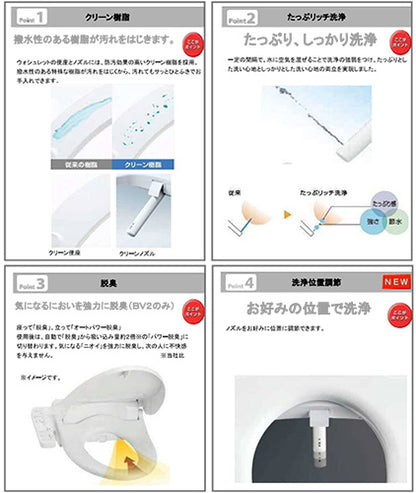 【台数限定】【SALE】洗浄便座 ウォシュレットBV[BV2][貯湯式][共用サイズ][暖房便座][オート脱臭][ホワイト]▲