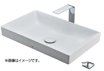 洗面用蛇口 ZLシリーズ[台][シングルレバー混合水栓][φ35][エコシングル][滝状][メタル][首長164mm][ワンプッシュなし][一般地]