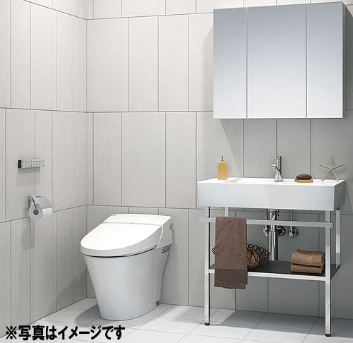 ミラーキャビネット[間口750mm][3面鏡][コンセント付][直結式][フリーコレクション]