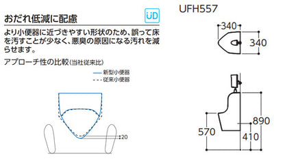 小便器セット[壁掛][リモデル][壁:排水芯410mm][小形][塩ビ排水管用][フラッシュバルブ][一般地]