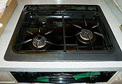 ビルトインガスコンロ交換工事　東京都府中市　RS31W11G14R-S(L/R) - Before