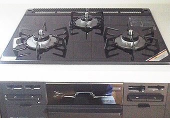 ビルトインガスコンロ交換工事　京都府京都市　RS31W13K10R-V(L/R) - After