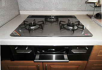 ビルトインガスコンロ交換工事　神奈川県横浜市　RS31W11G14R-S(L/R) - After