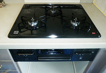ビルトインガスコンロ交換工事　東京都西東京市　N3GN2RSQ1(L/R)