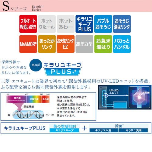 ♪♪エコキュート[フルオート][370L][角型][Sシリーズ][標準圧][一般地][リモコン脚部カバー]