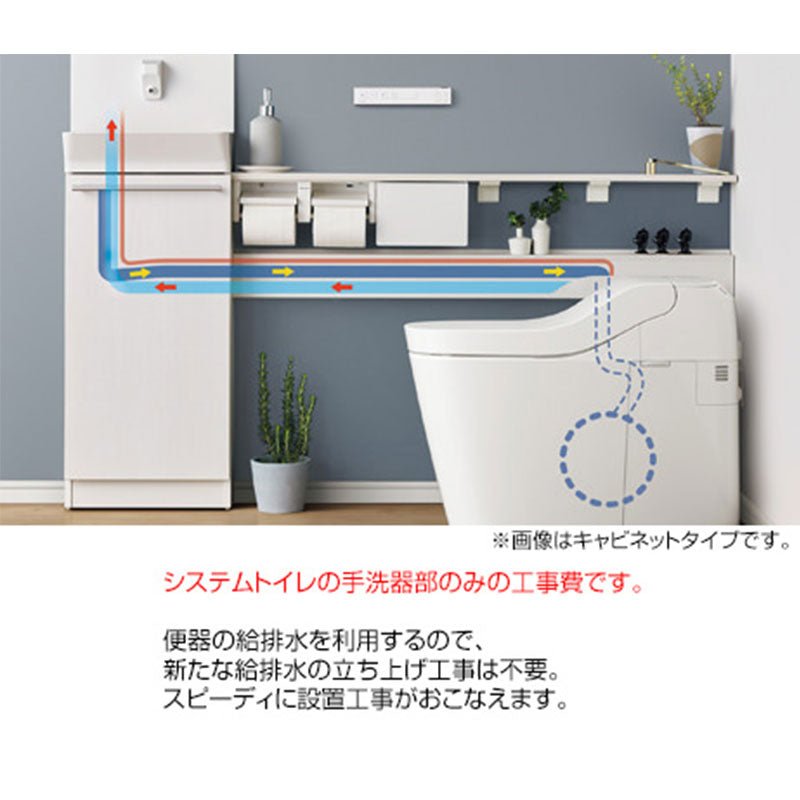 【オプション工事】[トイレ]手洗いユニット取替工事[コーナータイプ]