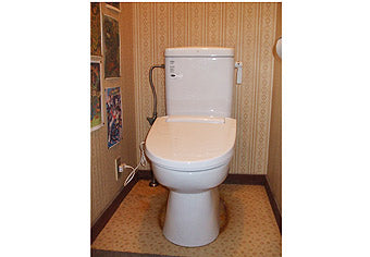 洋式便器交換工事　福島県耶麻郡　TWC-3TWT-3A