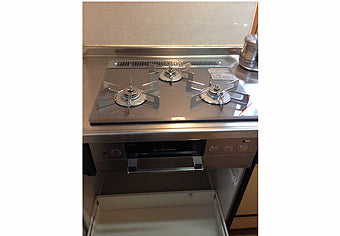 ビルトインガスコンロ交換工事　埼玉県志木市 RHS31W15G7R-STW