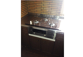 ビルトインガスコンロ交換工事　京都府京都市　RHS71W15G23R-STW