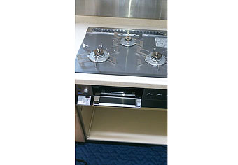 ビルトインガスコンロ交換工事　神奈川県川崎市　RHS31W15G7R-STW - After