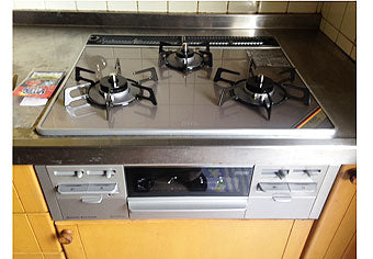 ビルトインガスコンロ交換工事　宮城県仙台市　RS31W13A17R-VW - After