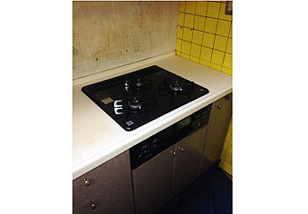 ビルトインガスコンロ交換工事　京都府京都市　C3GK2RSQ1R