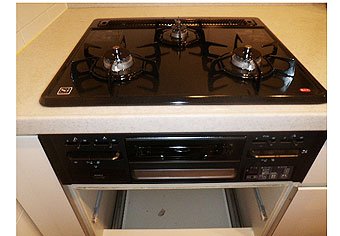 ビルトインガスコンロ交換工事　東京都板橋区　N3GN2RJTQ1(R)