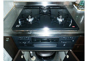 ビルトインガスコンロ交換工事　埼玉県新座市　N3GN2RSQ1(L/R) - After