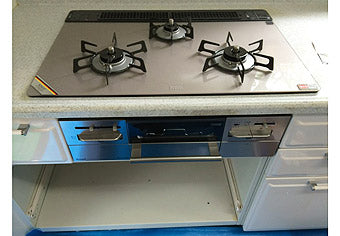 ビルトインガスコンロ交換工事　滋賀県近江八幡市　RS71W11G14R-S(L/R) - After