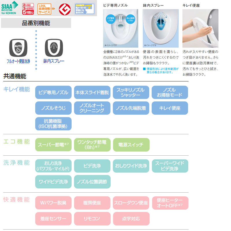 [在庫限り]【最安値挑戦中】【台数限定】【SALE】洗浄便座 シャワートイレVA[瞬間式][共用サイズ][暖房便座][オート洗浄][密結式便器用][アメージュ便器用][車いす対応便器用][一般洋風便器用][ノーブルブラック][限定セット]▲